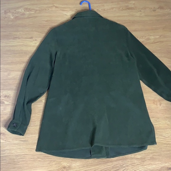 Russell Scott Green Button Down Blouse Size 10 - Picture 7 of 8